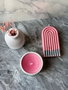 Aberto Design Glamour Candle 14ST - Conjunto de Velas de Soya y Concreto